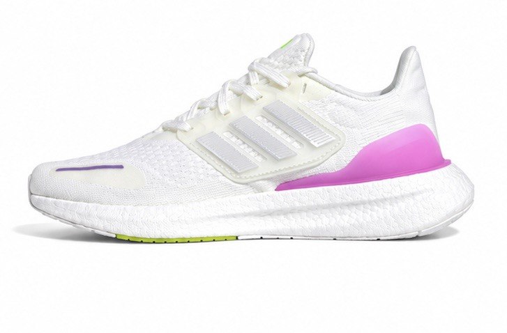 white with pink