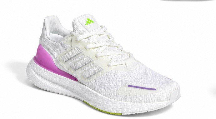 white with pink